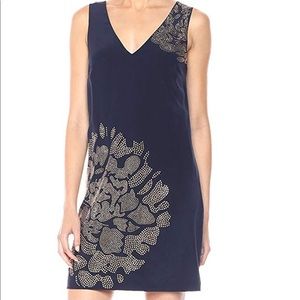 NWT Trina Turk Glitterati Silk Dress